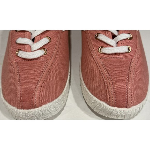 New Tretorn Sneakers Women's Coral Pink Nylite Plus Canvas Lace Tennis Shoes 6.5 - Picture 4 of 9